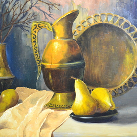 кувшин с грушами