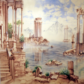 Роспись стен "Италия"