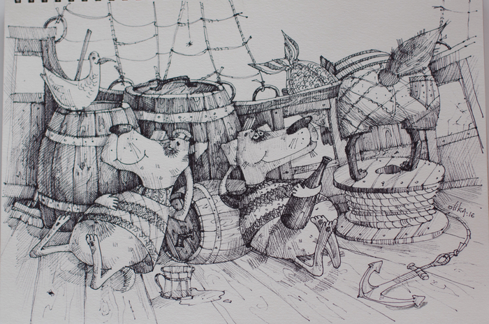 Утро на палубе:)