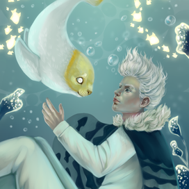 Авторский персонаж по игре Sky children of light