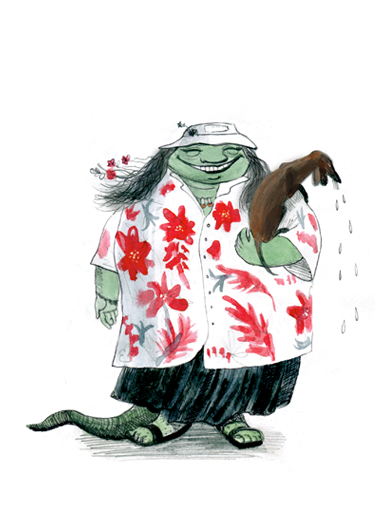 Иллюстрация к сказке Андрея Семина "Джоконда"