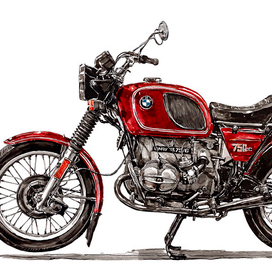 мотоцикл BMW R 75/6