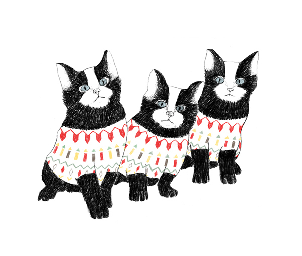 Котята готовы к зиме.