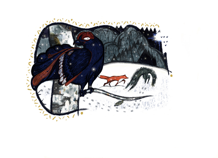 " Новогодние волки" В. Рюхко