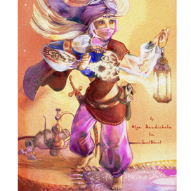 Arabian nights, Arabian girl