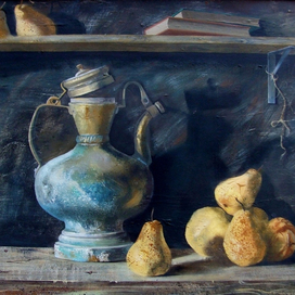 Натюрморт с грушами