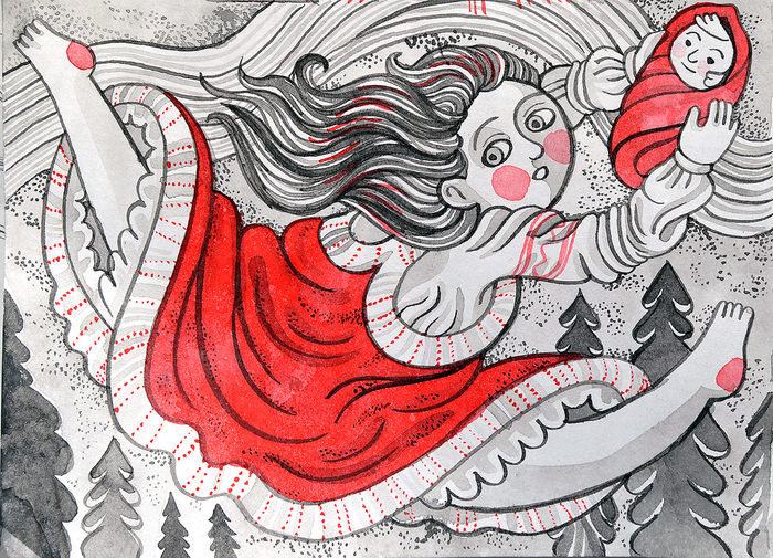 Кикимора_3я иллюстрация