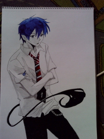 Синий экзорцыст аниме