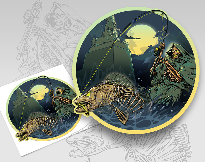 Стикер для рыболовов