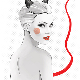 Fashion Portrait "Meow"