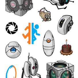 Portal stickers