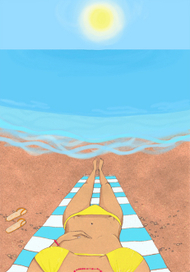 Лежу на пляжу