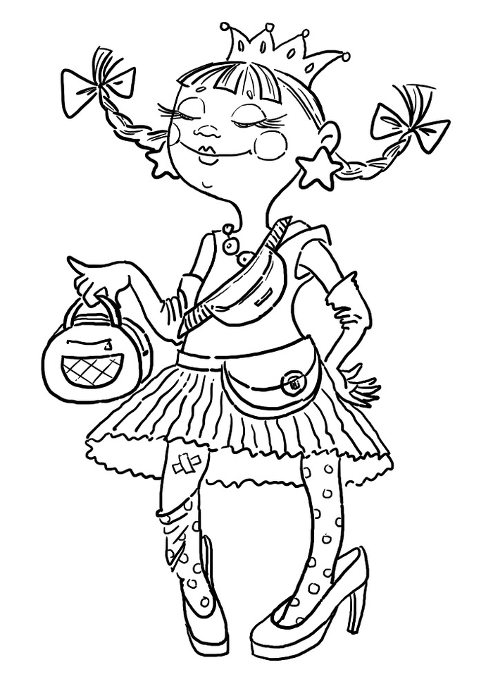 раскраска для дочери