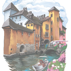 Старинный городок