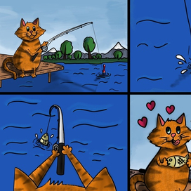 История рыжего кота 