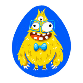 Летающий монстрик. Проект "Треснутые 2" для Дикси