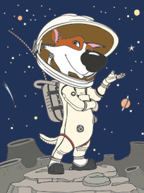 Вектора для разукрашек м\ф "Белка и Стрелка. Звездные собаки"