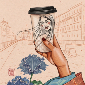 стаканчик кофе