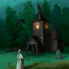 Церковь в лесу