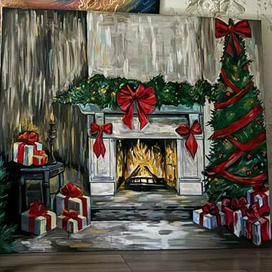 Новогодняя картина