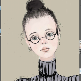 La chapellerie de mademoiselle Pompadour"  (фрагмент)