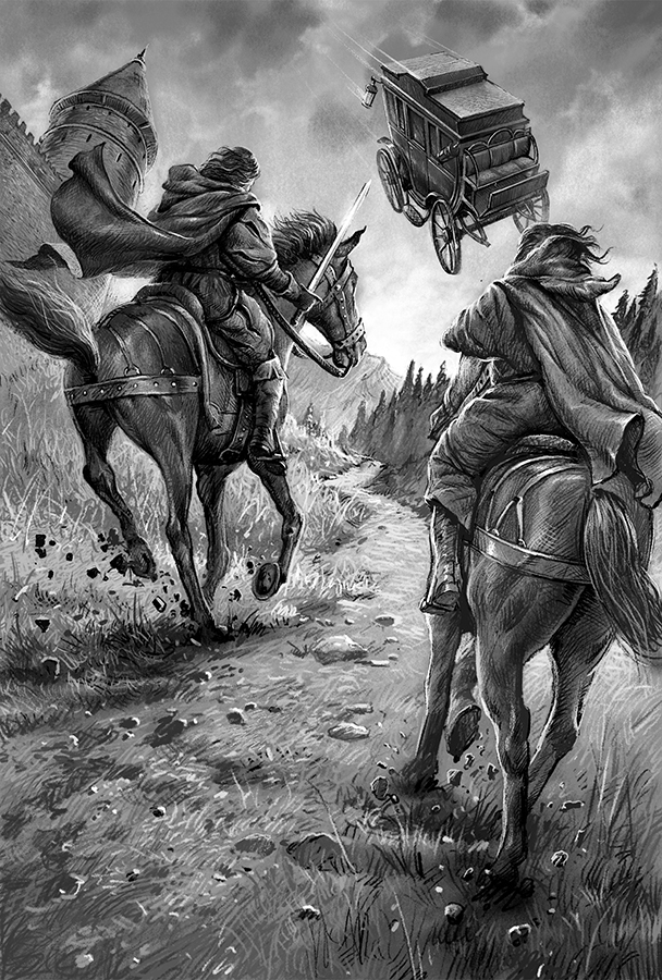 Иллюстрация в сборник рассказов Р. Суржикова