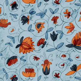 Паттерн по мотивам росписей собора Василия Блаженного