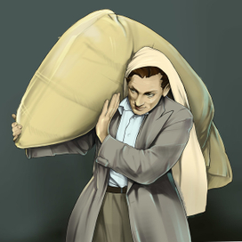 мужик с мешком