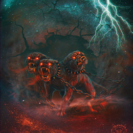 Из старых работ..- ЦЕРБЕР СТРАЖ...