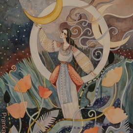 ілюстрація до твору Марко Вовчок "Сон"