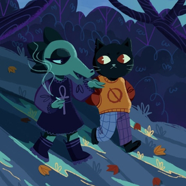Night in the woods