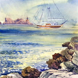 На берегу Адреатического моря