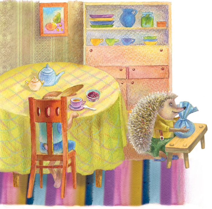 Заячья травка, ёжик