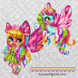 Фея и пони с крыльями