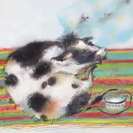 Буренка по прозвищу Мурка