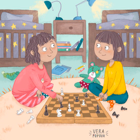 Иллюстрация к книге для издательства Hachette