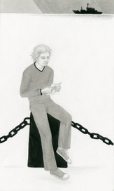 Цветущий репейник. И.Дегтярева