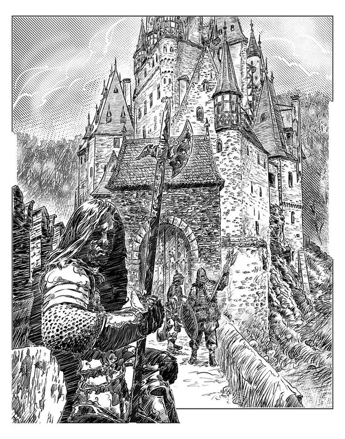 ...робко входил я под мрачные своды