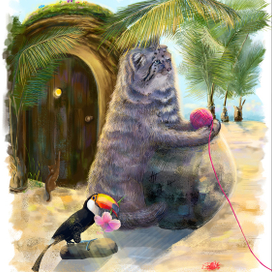 Манул в ожидании