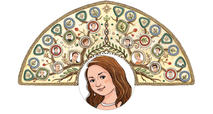 Обложка для ВК "Кокошник-древо"