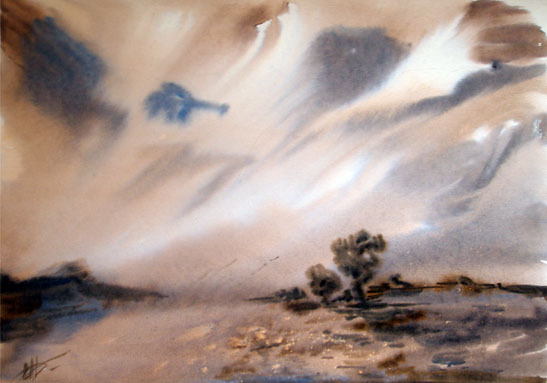 Весенний ливень.