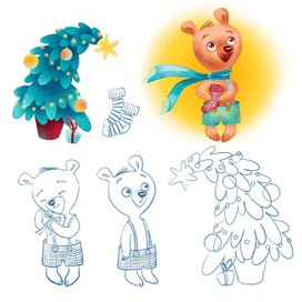 Полосатые носочки