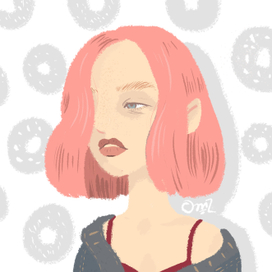 Pink donut