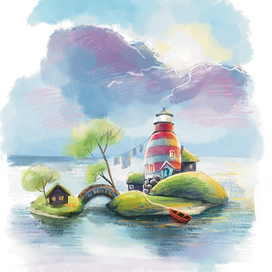 Маяк на острове 