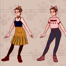 Дизайн одежды для персонажа