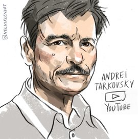 Портрет режиссера Андрея Тарковского
