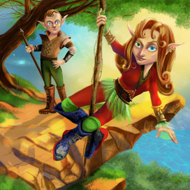 Иллюстрация к книге "Землиниксы"