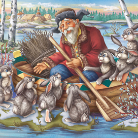 Дед Мазай и зайцы