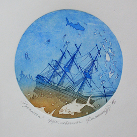 офорт к Русалочке