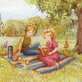Детки с книжкой